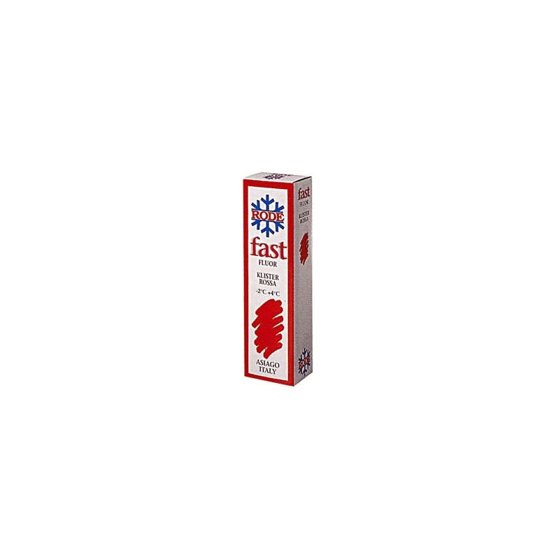 жидкая фтористая мазь Rode FK-40 Fast Fluor Klister Rossa (красная) -3°C...+1°C, 60гр